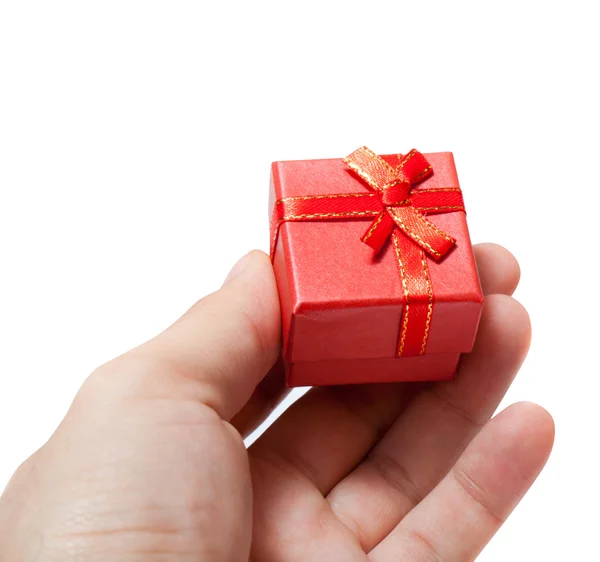 Giving Gift box — Stock Photo, Image