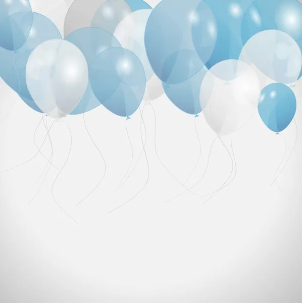 Farbige Luftballons, Vektorillustration — Stockvektor
