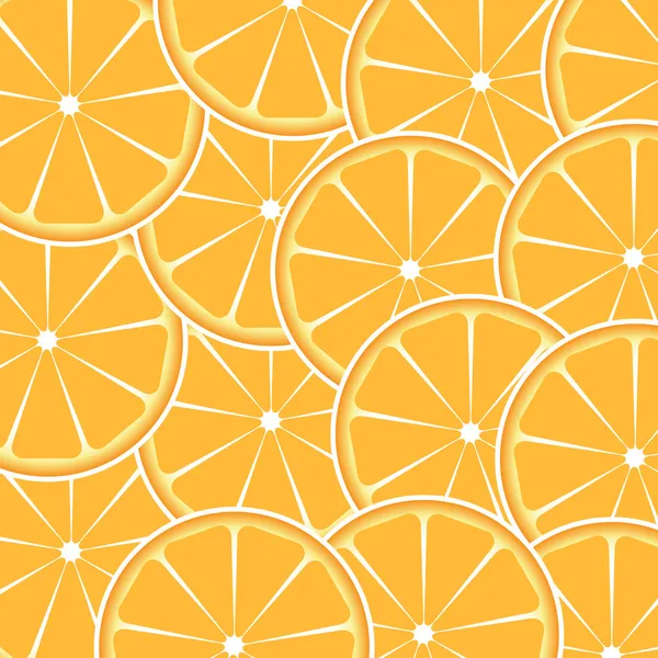 Narancssárga gyümölcs absztrakt háttér vektor illusztráció — Stock Vector