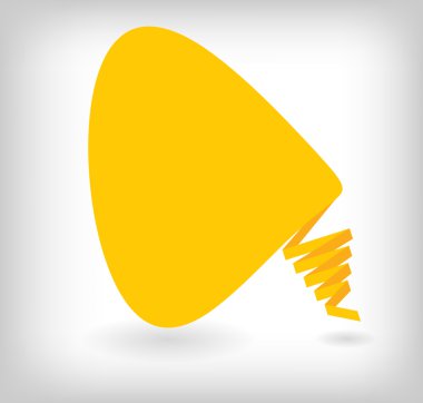 Soyut origami konuşma balonu vektör arkaplanı