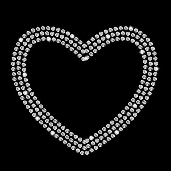 Abstracto hermoso diamante negro fondo vector ilustración — Vector de stock