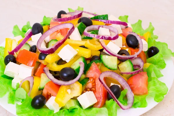 Greek salad Stock Photo