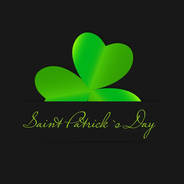 Saint Patrick 's Day Hintergrund Vektor Illustration — Stockvektor