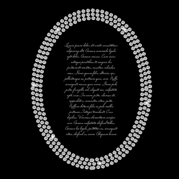 Abstracto hermoso diamante negro fondo vector ilustración — Archivo Imágenes Vectoriales