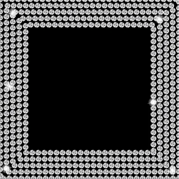 美しいブラック ダイヤモンド抽象背景ベクトル イラスト — ストックベクタ