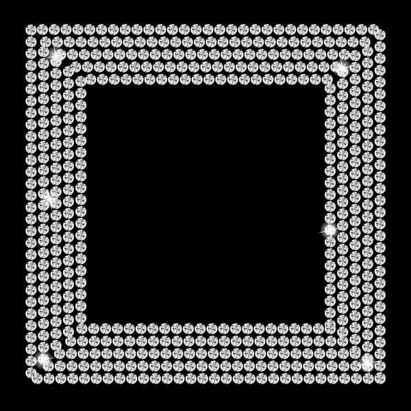 Abstrakte schöne schwarze Diamanten Hintergrund Vektor Illustration — Stockvektor