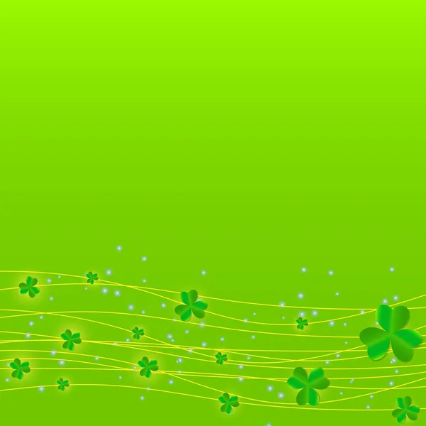 Saint Patrick`s day background vector illustration — Stock Vector