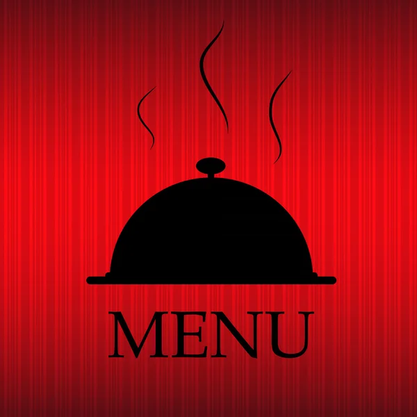 Restaurant menu template in grunge retro style vector illustrati — Stock Vector