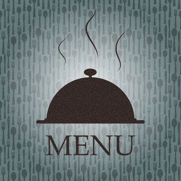 Plantilla de menú de restaurante en grunge estilo retro vector illustrati — Vector de stock