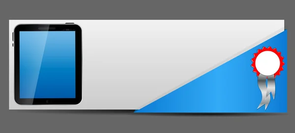 Vorlage für Smartphone und Mobiltelefon Banner Vektor Illustration — Stockvektor