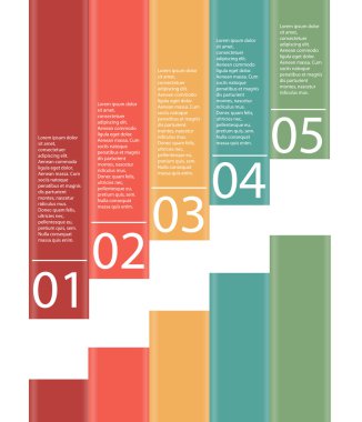 INFOGRAPHICS tasarım elemanları vektör illüstrasyonu