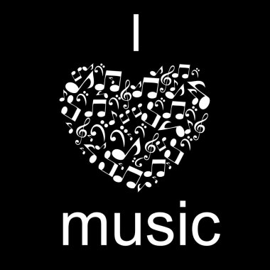 Tasarımınız için soyut müzik arkaplan vektörü çizimi