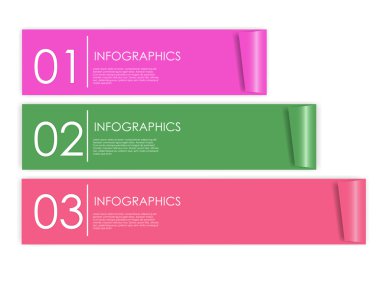 INFOGRAPHICS tasarım elemanları vektör illüstrasyonu