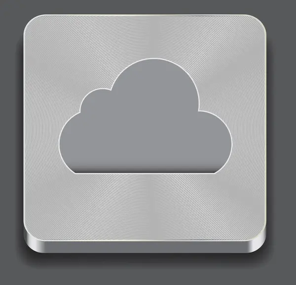 Illustrazione vettoriale dell'icona delle app cloud — Vettoriale Stock
