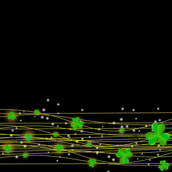 聖パトリックの日の背景ベクトル図 — ストックベクタ