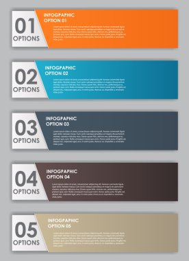 INFOGRAPHICS tasarım elemanları vektör illüstrasyonu