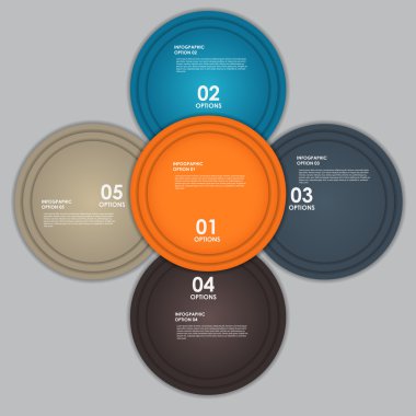 INFOGRAPHICS tasarım elemanları vektör illüstrasyonu