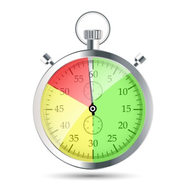 Kronometre vektör illustraion