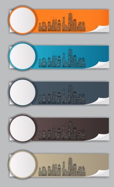 INFOGRAPHICS tasarım elemanları vektör illüstrasyonu