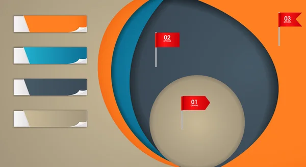 INFOGRAFICA elementi di design illustrazione vettoriale — Vettoriale Stock