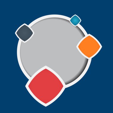 INFOGRAPHICS tasarım elemanları vektör illüstrasyonu