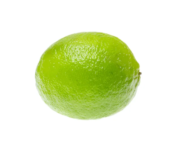 Fresh ripe lime, isolated on white background. Vector illustrati — Stock Vector