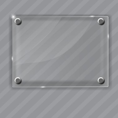 metal arka plan cam çerçeve. vektör çizim.