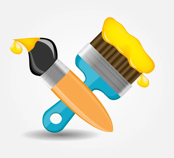 Drawing and Writing tools icon vector illustration — Stock Vector