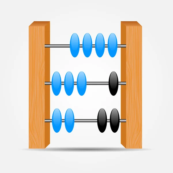 Abacus Icon Vektor Illustration — Stockvektor