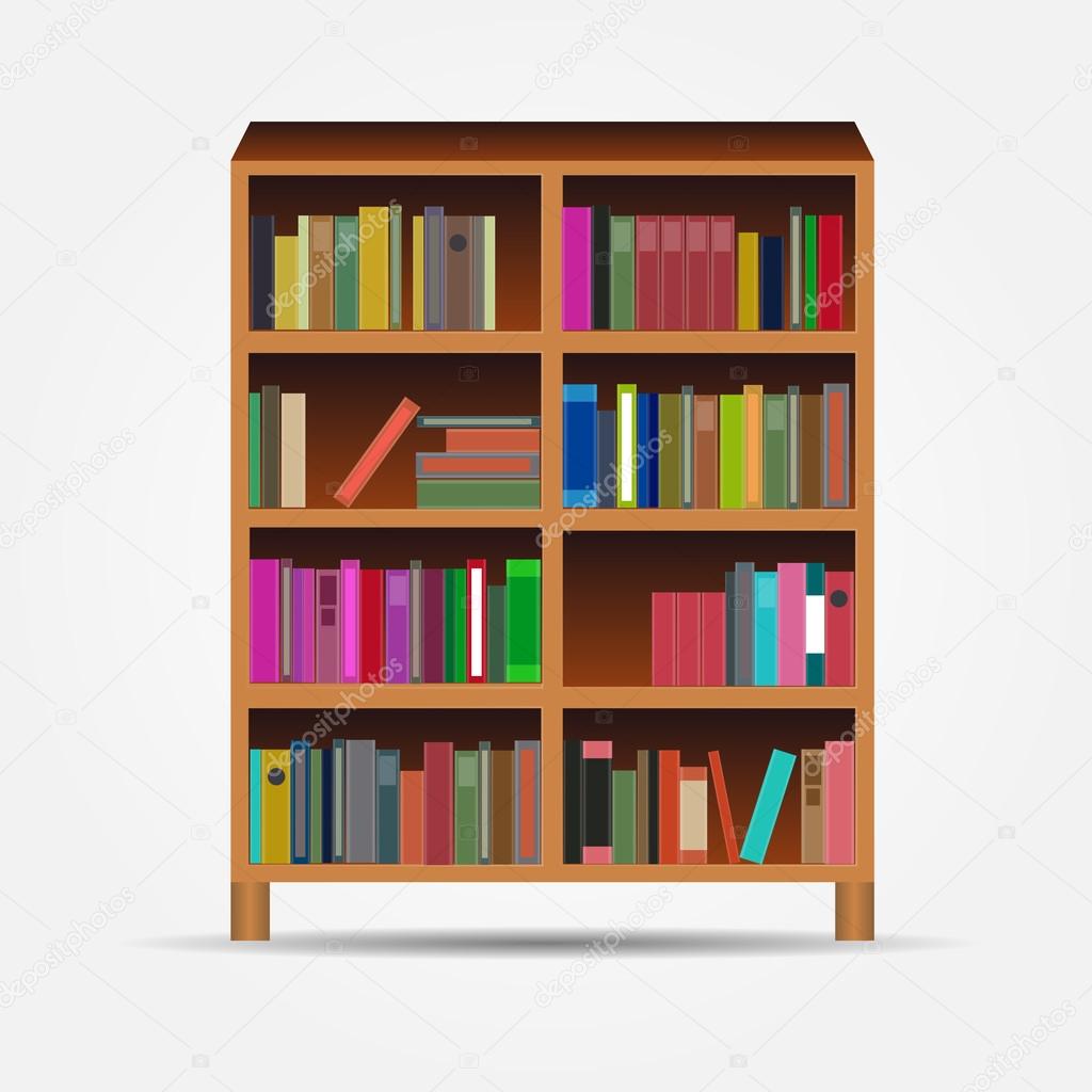 Bookcase icon vector illustration