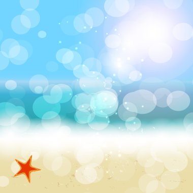 Yaz tatilleri vektör arkaplanı.