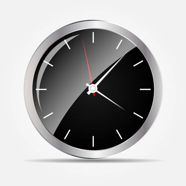 Icono del reloj vector ilustración — Archivo Imágenes Vectoriales