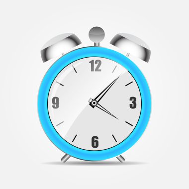 saatin alarmı simge vektör çizim