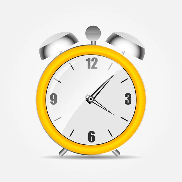 Icône d'alarme d'horloge illustration vectorielle — Image vectorielle