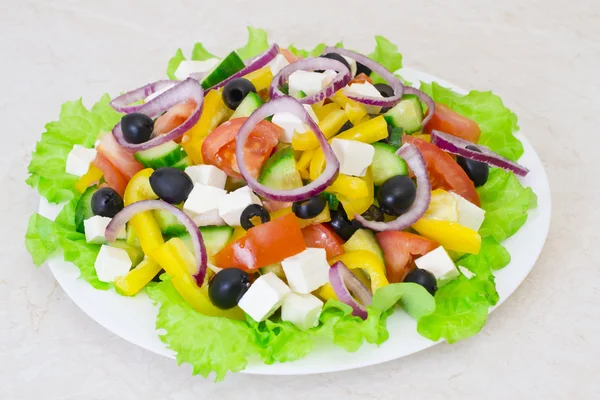 Greek salad — Stock Photo, Image