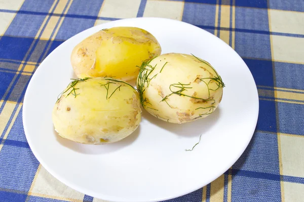 Três batatas — Fotografia de Stock