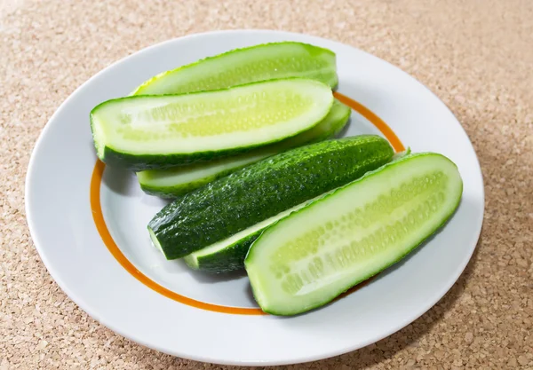 Salted cucumbers — Stock Photo, Image