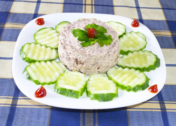 Tuna with mayonnaise — Stock Photo, Image