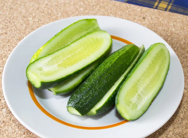 Salted cucumbers — Stock Photo, Image