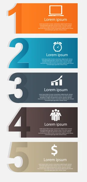 INFOGRAPHICS Designelemente Vektorillustration — Stockvektor