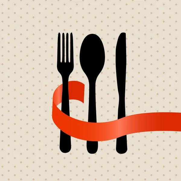 Plantilla de menú de restaurante en ilustración vectorial estilo retro — Vector de stock