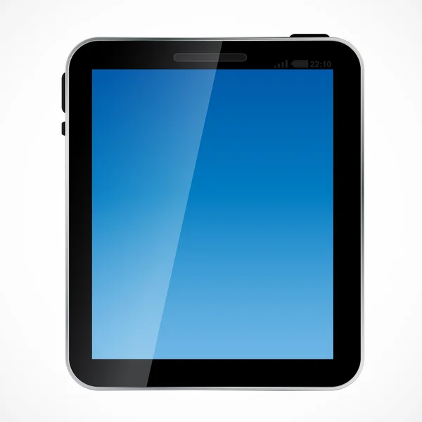 Illustrazione astratta del vettore tablet digitale — Vettoriale Stock