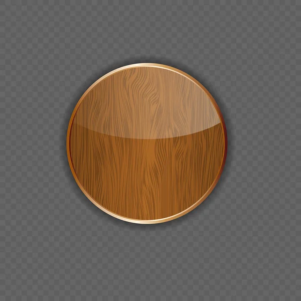 Icono de aplicación de madera vector ilustración — Vector de stock