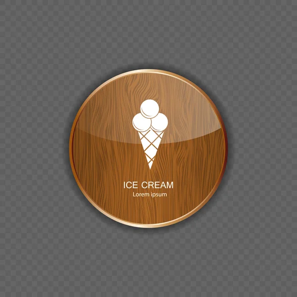 冰淇淋应用图标病媒 — 图库矢量图片