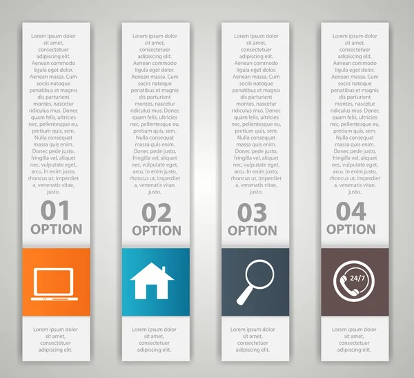 INFOGRAPHICS design elements vector illustration — Stockový vektor