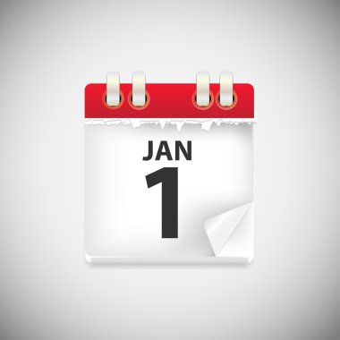 Takvim tahtası uygulama simgeleri vektör illüstrasyonu