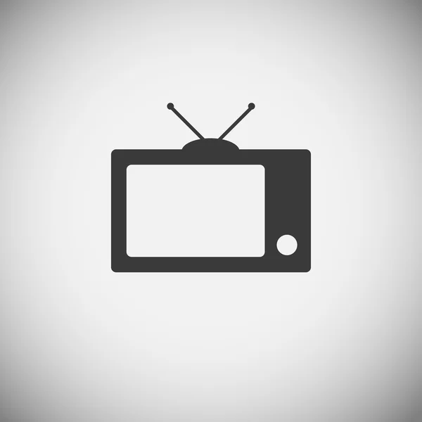 Applications TV bois icônes — Image vectorielle