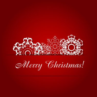 Noel kar taneleri arka plan vektör illüstrasyonunu gösteriyor