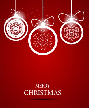 Noel kar taneleri arka plan vektör illüstrasyonunu gösteriyor