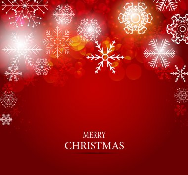 Noel kar taneleri arka plan vektör illüstrasyonunu gösteriyor